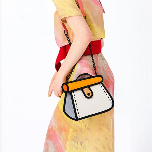 明星同款动漫二次元包包 橘色蛋糕包 单肩包 商品图1