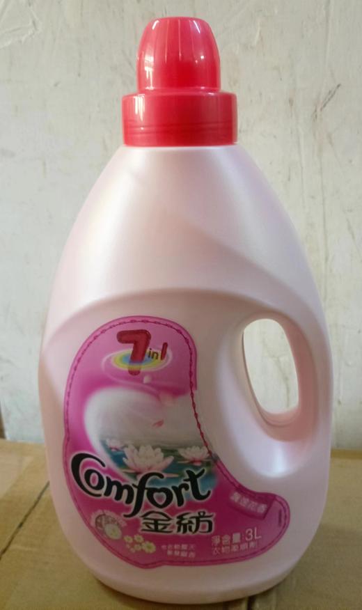金纺飘逸花香衣物柔顺剂 （红色）3L（矮）     4892218015749 商品图1