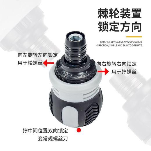 「13合一！送加磁器」棘轮螺丝刀盒装 居家日用小胖十字一字螺丝批不倒手双头改锥省力加磁器批头 商品图1