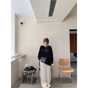 金蘑菇菇【物理防晒霜 白白天丝裤】中高腰宽松拖地裤大裤腿长裤