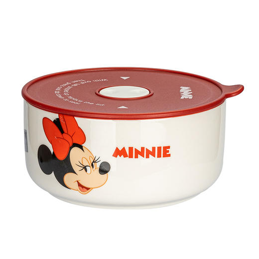摩登主妇迪士尼保鲜碗密封盒陶瓷带盖可微波炉加热上班族便当饭盒 商品图4
