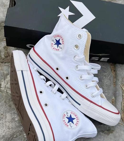 【匡威】All Star 经典款白高帆布鞋 商品图3