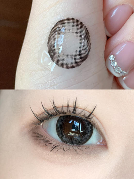 clairecolor 爆浆珍珠 黑 14.5mm 年抛 含硅水凝胶 商品图4