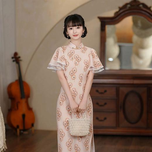 夏季新款，国风改良新中式旗袍女年轻款气质小个子夏季连衣裙GSJ-2318 商品图2