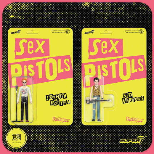 现货 Super7 性手枪 Sex Pistols 挂卡 系列1 朋克摇滚 商品图3