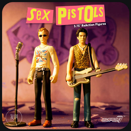 现货 Super7 性手枪 Sex Pistols 挂卡 系列1 朋克摇滚 商品图0