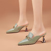 气质百搭，女懒人外穿高跟拖鞋BZ-S202-9 商品缩略图4