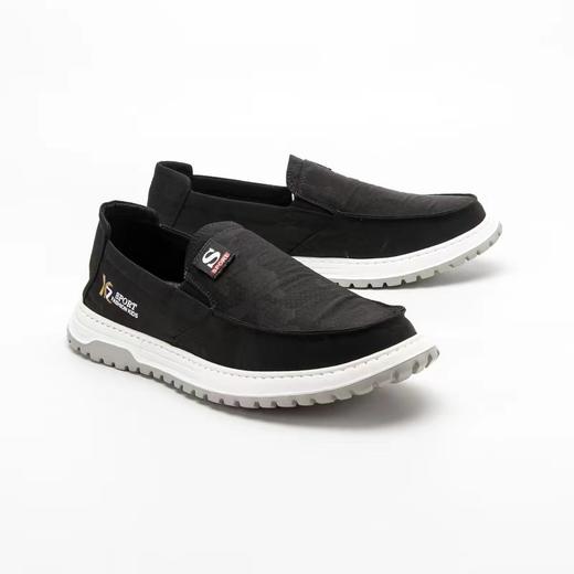 源之民春夏新款雨绸布面休闲男鞋 商品图0