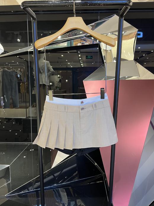 假两件低腰百褶裙 商品图0