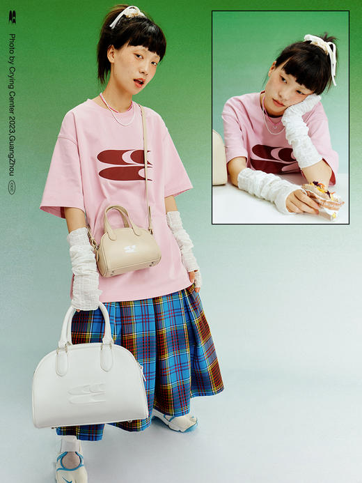 CryingCenter白色泡泡皱袖套腿套造型芭蕾腿套手套哭喊中心 商品图2