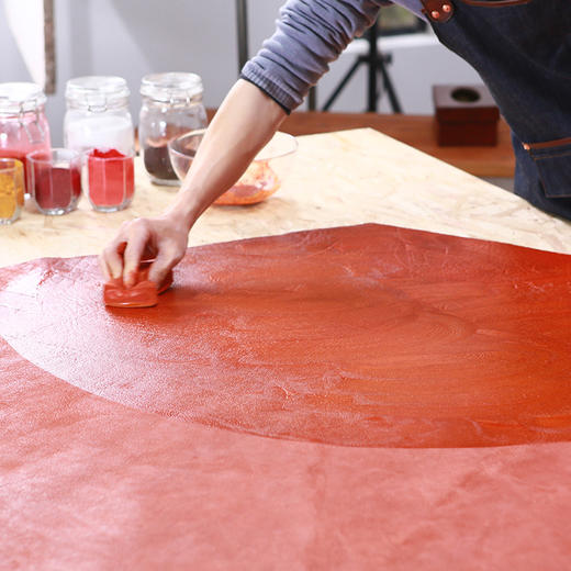 纯色头层水牛皮席（曙光灰/天使蓝）塔山 商品图8