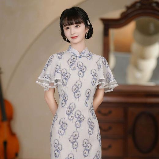 夏季新款，国风改良新中式旗袍女年轻款气质小个子夏季连衣裙GSJ-2318 商品图0