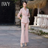 IWY/夏季七分袖西装套装两件套粉色减龄美容院前台干练工作服CP1766 商品缩略图2