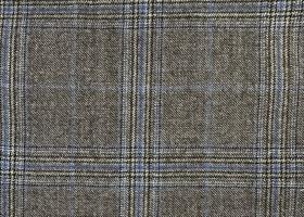 WT81233-902 纯毛花呢 【卡其混色 格子 斜纹 100%WOOL】英国面料-WT201