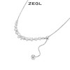 ZEGL蝴蝶结Y型项链女生高级感小众设计感2023年新款潮锁骨链配饰 商品缩略图0