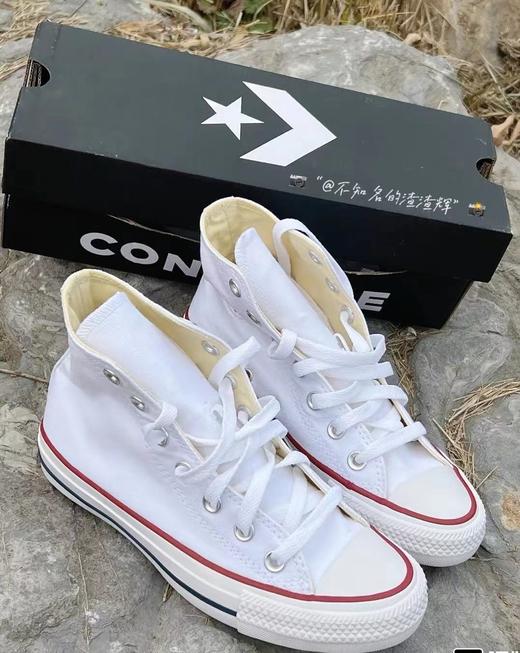 【匡威】All Star 经典款白高帆布鞋 商品图2