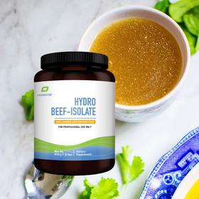 【零辅料-高品质牛骨汤蛋白粉剂】Hydro Beef-Isolate 810g 长肉推荐 每份提供26g骨头汤分离蛋白 原始饮食推荐