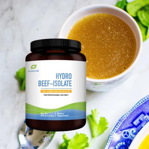 【零辅料-高品质牛骨汤蛋白粉剂】Hydro Beef-Isolate 810g 长肉推荐 每份提供26g骨头汤分离蛋白 原始饮食推荐 商品图0
