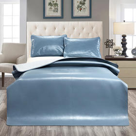 纯色头层水牛皮席（曙光灰/天使蓝）塔山