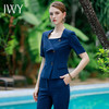 IWY新款夏季短袖西装套装女气质修身显瘦舒适透气干练职场CP1758 商品缩略图4
