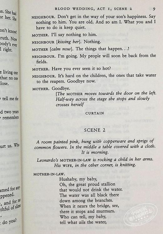 【中商原版】Four Major Plays 英文原版 费德里科·加西亚·洛尔迦 4部主要戏剧 Federico Garcia Lorca 商品图7