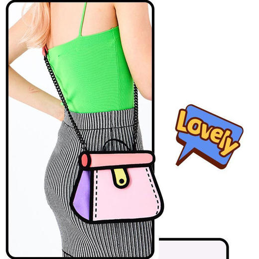 明星同款动漫二次元包包 橘色蛋糕包 单肩包 商品图2