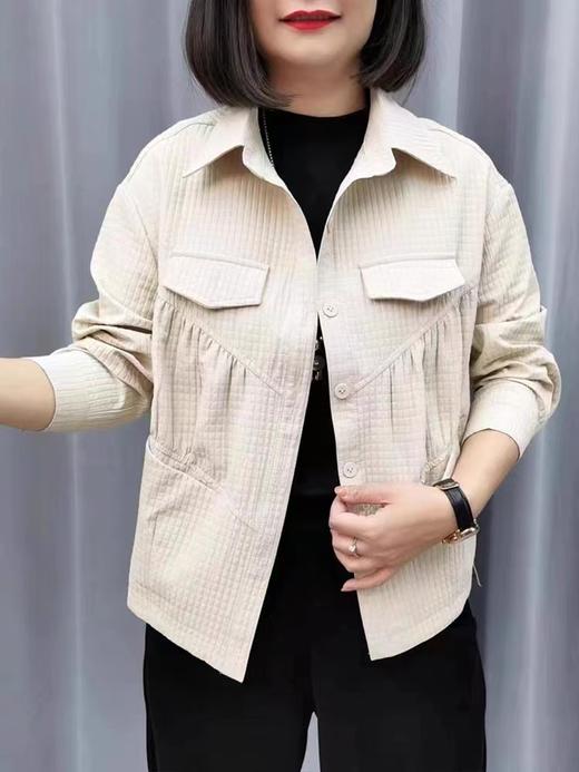 80640309 05534275 天天旺华夫格单层外套 商品图0