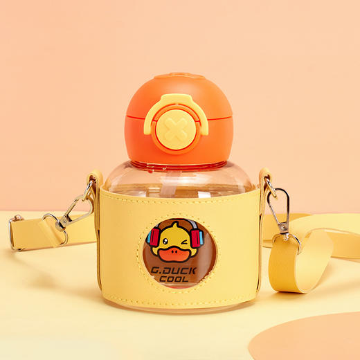 Z1041小黄鸭弹跳杯 黄颜色 商品图1