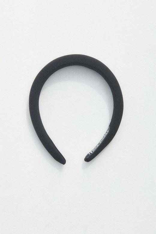 Sophie Buhai  灰褐色/黑色/深蓝色真丝发箍 商品图13