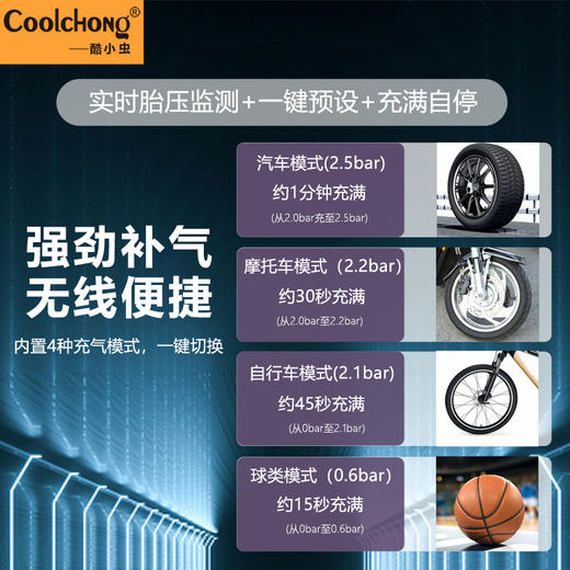 汽车应急启动电源+充气泵一体机 商品图5