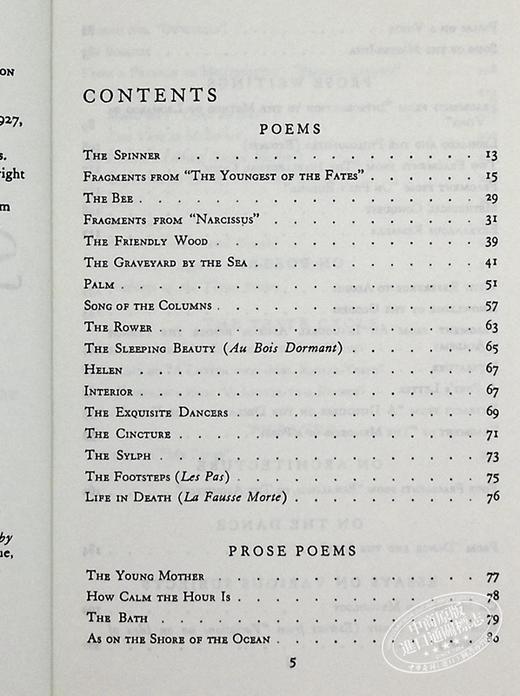 【中商原版】保尔 瓦雷里文选 诺贝尔文学奖 英文原版 Selected Writings of Paul Valery Paul Valery 商品图4