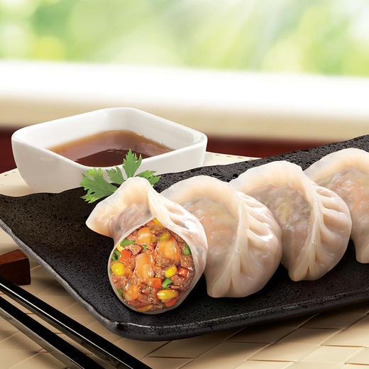 虾仁玉米蒸饺460g 商品图0