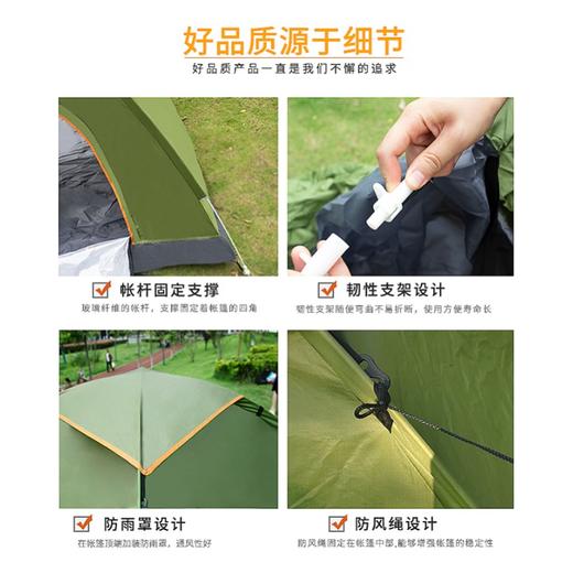 何大屋潇洒人生手抛帐篷HDW1502【CZ】 商品图3