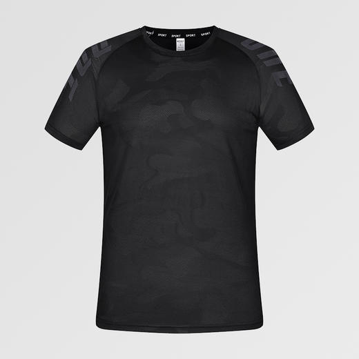 【男士阳离子短袖T恤】- 夏季运动速干t恤跑步健身篮球羽毛球健身上衣 商品图6