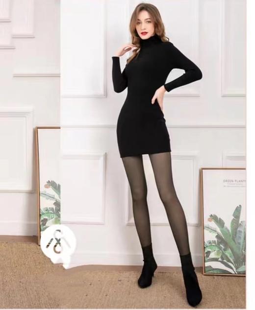 【打底裤袜系列】肤色假透肉踩脚款打底裤/肉色 商品图1