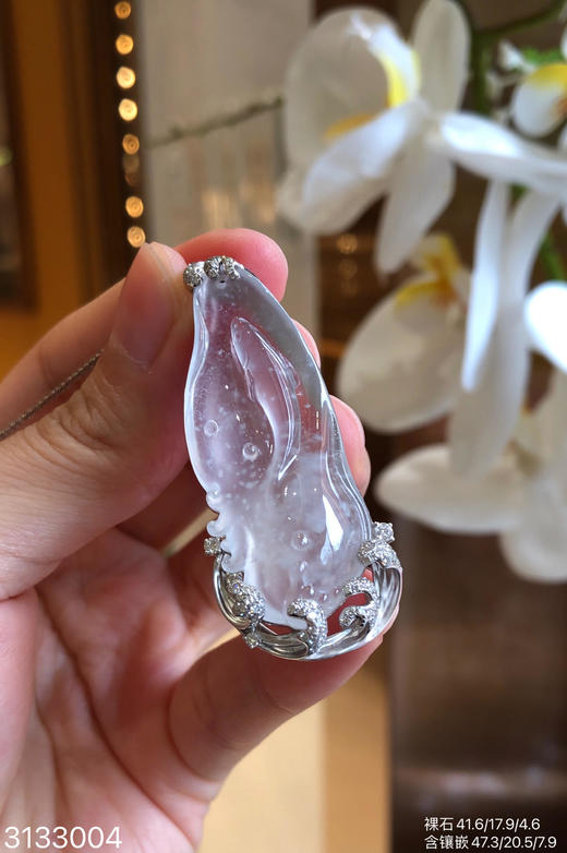 3133004，如鱼得水吊坠。具体价格微信咨询 商品图0
