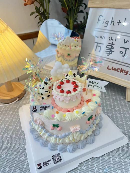 立体奶油霜小动物加高款 商品图2