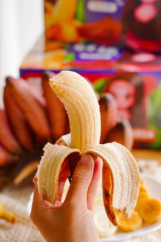 苹果蕉特价！绝代双蕉【原生态苹果蕉/红美人香蕉】小胖蕉外形短胖 表皮薄 肉滑香嫩 吃起来清新又自然！~ 商品图11