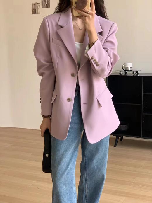 老米群专享秒杀！无退换🎈🎈🎈5分钟内支付有效。 飒飒的西装一定要入几件！《韩代同款 GAO品质西装外套》版型超洋气哈，一秒get博主风~~WT230414D  虢 商品图10