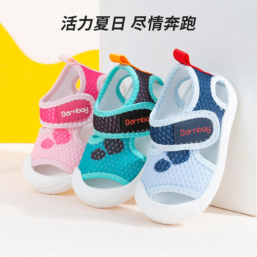 贝贝怡童鞋婴儿鞋夏季男女宝宝鞋子学步鞋夏天凉鞋透气轻盈软底 商品图2