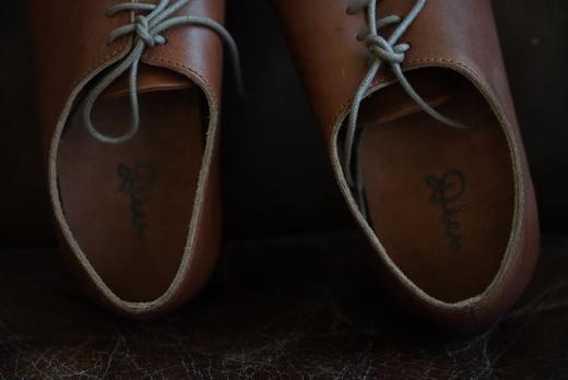 Diu3色牛皮手工鞋 商品图12