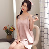 「两件套！数款可选」睡衣女夏季薄款棉吊带睡裙清新休闲外穿家居服加大码套装上衣裤子 商品缩略图1