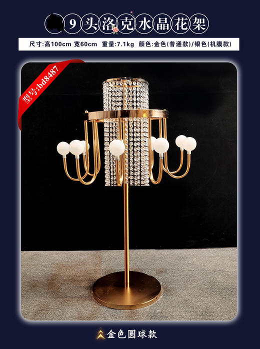 9头洛克花架（运费自理） 商品图0