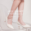 ARCHCONTACT安启美奈羊皮褶皱扣尖头高跟鞋52805 商品缩略图1