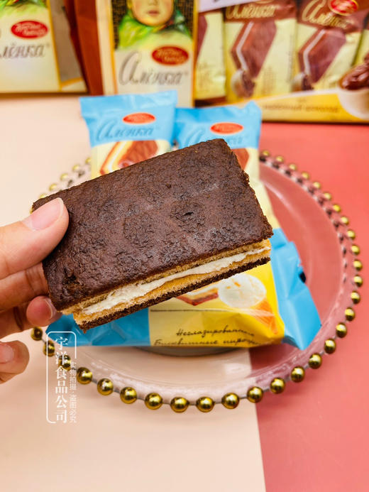 爱莲巧牛奶巧克力味蛋糕175g 商品图3