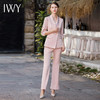 IWY/夏季七分袖西装套装两件套粉色减龄美容院前台干练工作服CP1766 商品缩略图3