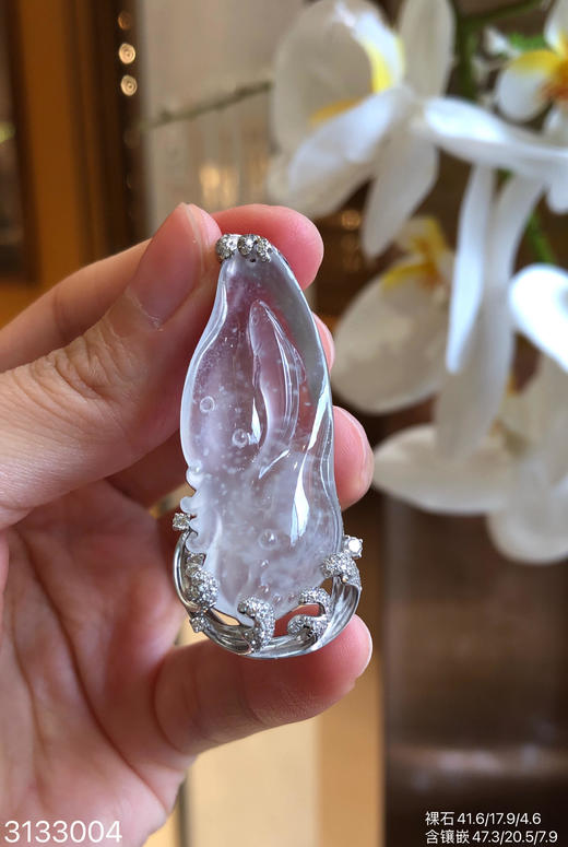 3133004，如鱼得水吊坠。具体价格微信咨询 商品图3