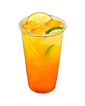 柚绿柠檬冰萃茶