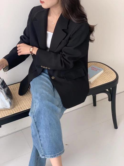 老米群专享秒杀！无退换🎈🎈🎈5分钟内支付有效。 飒飒的西装一定要入几件！《韩代同款 GAO品质西装外套》版型超洋气哈，一秒get博主风~~WT230414D  虢 商品图5