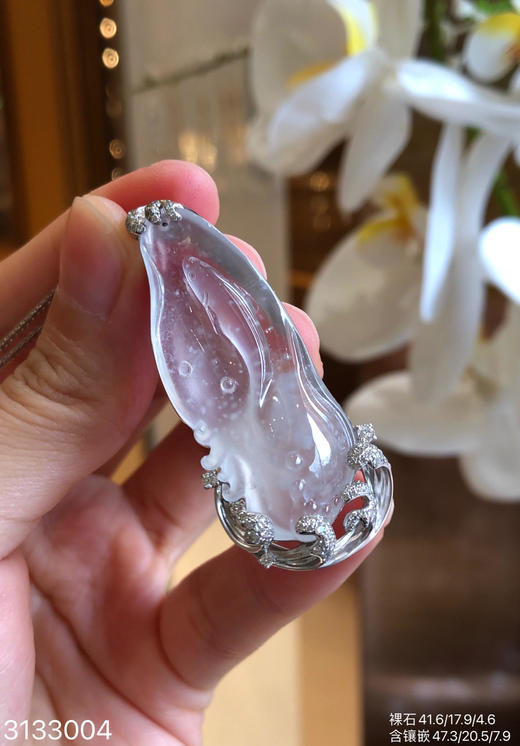 3133004，如鱼得水吊坠。具体价格微信咨询 商品图1